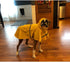 NACOCO Large Dog Raincoat, Adjustable Waterproof Pet Jacket Poncho with Reflective Strip (M, Yellow)