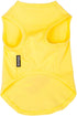 Blueberry Pet Cherry Soda Candy Cotton Dog Tank Top, Sunshine Yellow, Back Length 14", Pack of 1