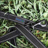 Wagtime Club Soft & Thick Dual Handle 6FT Dog Leash, Premium Nylon for Medium, Large, or XLarge Dogs (Reflective Black)