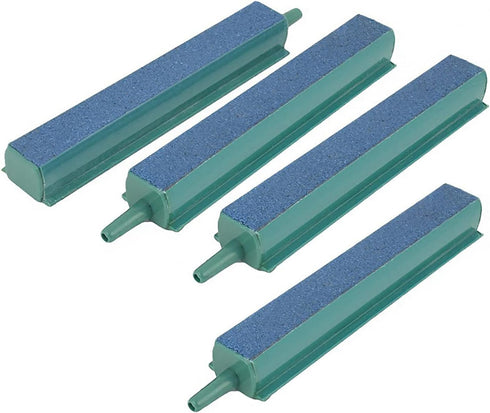 Pawfly 4 Inch Aquarium Air Stone Bar Bubbler, Plastic Base Square Oxygen Diffuser, 4 Pack