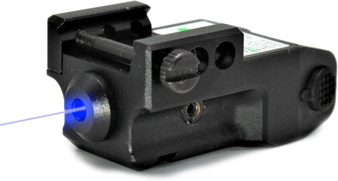 HiLight SS10B Blue Laser Sight for Pistols Handguns, Blue Beam, Military Grade Aluminum Body, Rechargeable Battery