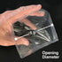 RESILIA Leak-Proof Shipping Bags for Live Fish, 3" x 14" 002 mil, Case of 1000