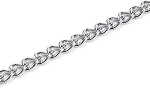 Mogoko Stainless Steel Dog Choke Chain Collar - Puppy Metal P Chain Slip Collar for Training Walking