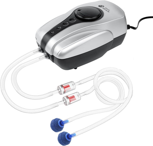 AquaMiracle Aquarium Air Pump, Quiet Bubbler Aerator for 1-80 Gallon Fish Tanks