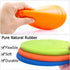 Dog Flying Disc, 3 Pack Soft Rubber Interactive Flying Toys for Small and Large Dogs, 7 inch