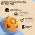 Set, Frozen Nocciola Enrichment Dog Licking Toy Treat Molds & Interactive Feeder for Aggressive Chewers, Freezable