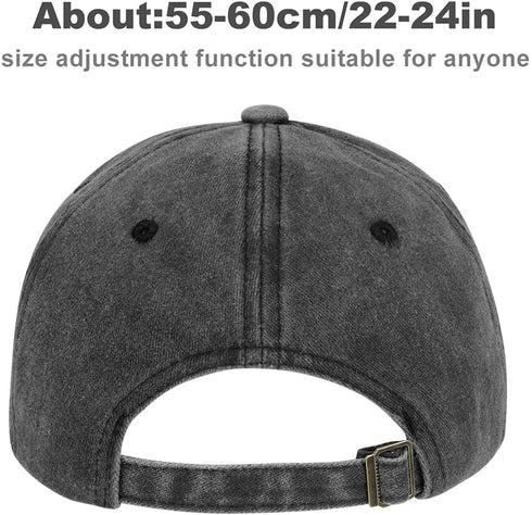 LGBT Pride Baseball Hat, Rainbow Denim Adjustable Vintage Cap, Love is Love for Men and Women