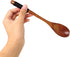 Honbay 3PCS Japanese Style Wooden Flatware Set with Retro Cloth Pouch for Travel or Daily Use