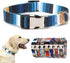 Soft Durable Dog Collar with Metal Buckle, Quick Release Adjustable for Small Medium Large Dogs and Kittens (Blue XL)