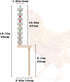 Oooct 2 Pack Chicken Chewing Toy, Chick Beak Grinding Calcium Stone with Wood Stake, Chicken Cage Accessories, Cage