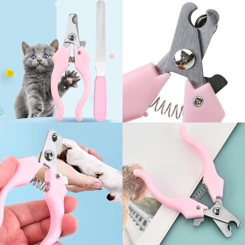7 PCS Pet Grooming Kits, Pet Self-Cleaning Brush, Pet Shedding Brush, Nail Clipper, Flea Comb, Shampoo Bath Brush