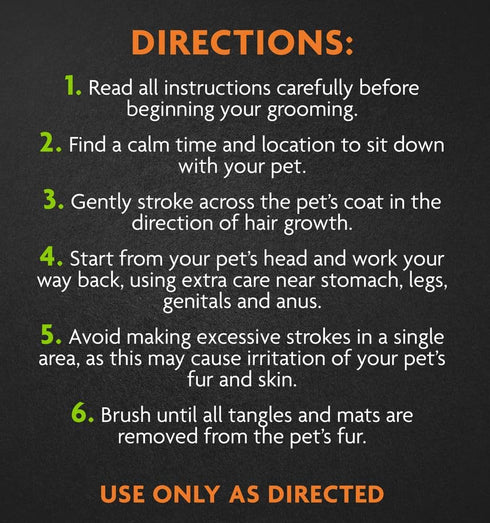 FURminator Dog/Cat Grooming Rake, Grooming Tool for Loose Hair and Tangles, Gray