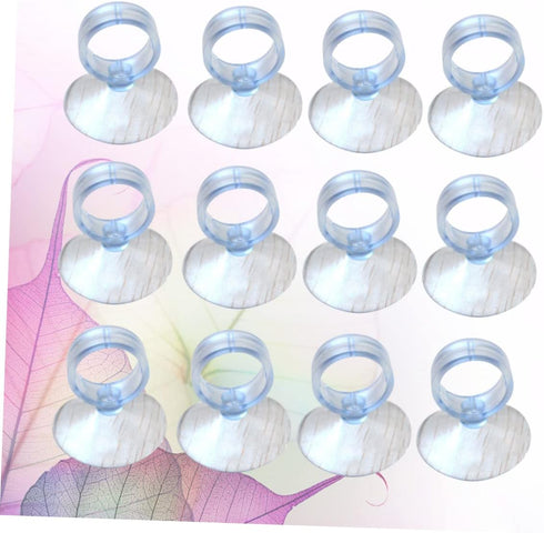 20pcs Clear Stand Aquarium Suction Cups, Clear Hose Sucker Kits for Fish Tank Divider, 1 Inch Fish Tank Sucker