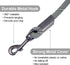 5FT Heavy Duty Dog Leash with Padded Handle, Reflective Thread Mountain Climbing Rope Leash for Small Medium Large Dogs
