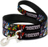 Dog Leash Guardians of the Galaxy - 5 Character Pose Blocks, 6 Feet Long, 1.0 Inch Wide