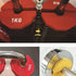 Yaregelun 2PCS 35mm 0.25KG Gym Micro-Type Plates Dumbbell Fractional Weight Plate Rubber Fractional Weight Plates