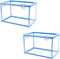 AQUANEAT Fish Tank Breeder, 2 pcs Large Mesh Net Fry Saver with Suction Cups