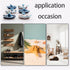 YUANGUNGUN 6-Piece Set 2.5" Mini Fishing Boats - Mediterranean Style Decor for Aquariums, Dioramas & Fairy Gardens