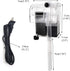 Fish Tank Small Filter, Hang on Filter for 1 to 8 Gallons, Small Submersible Hanging Aquarium Filter