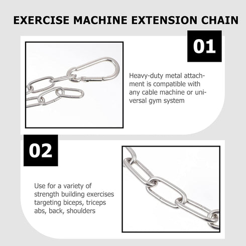 Veemoon 1pc Dual Grip Tricep Chain Pulldown Bar Attachment - Extension Cable Wrist Trainer for Gym Exercise Fitness