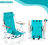 Volowoo Backpack Chair,4 Backpack Beach Chairs for Adults,Folding Beach Chair, Folding Heavy Duty Camping Position