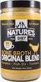 Nature's Diet Pet Bone Broth Protein Powder, Pumpkin, Fish Oil and Turmeric, Chicken, 16 oz = 159 Servings