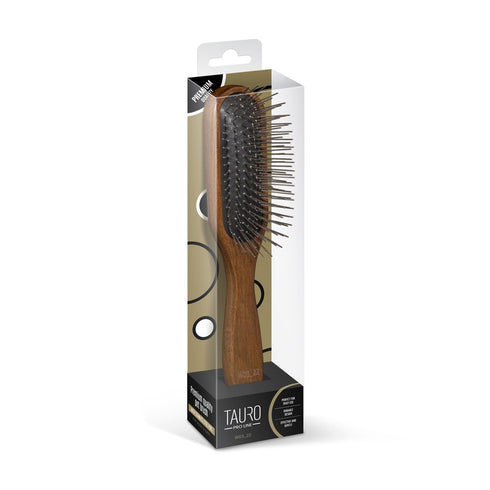 Wooden Massage Brush for Dogs and Cats, Premium Design with Soft Cushion, 24 x 6 cm