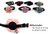 Everflowering Rose Cat Dog Collar Bow Tie - Suede Puppy Necklace with Bell, Adjustable Handmade (Blue, Size S)
