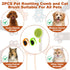 2PCS Pet Knotting Comb with 1PC Cat Brush, Dog Brush with Release Button for Shedding, Jaxbo Grooming Tool for Dogs and