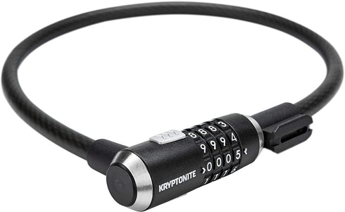 2FT/6FT/10FT 12mm Kryptonite KryptoFlex Bike Lock Cable, Long Thick Heavy Duty Braided Steel Cable Anti-Theft Security