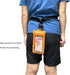 Surfing Waterproof Waist Pouch, Crossbody Chest Bag Fanny Pack for Snorkeling Swimming, Floating Dry Phone Case (Orange)