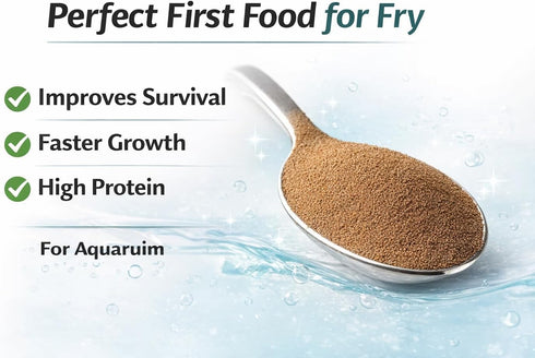 Generic (0.7oz) Premium Brine Shrimp Eggs High Hatch Rate Artemia Cysts for Fish Fry, Reef & Aquarium Fish Clean