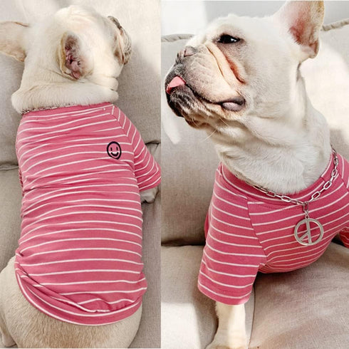 Matching Dog and Owner Clothes - Striped Dog Shirts for Small Medium Large Dogs, Mama and Pet Shirts Sold Separately