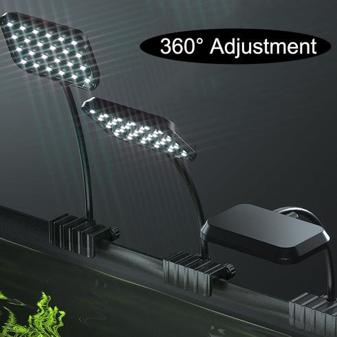 Carefree Fish Aquarium LED Light RA 92, USB 5V Clip Light for Fish Tank
