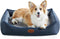 Orthopedic Dog Beds for Medium Large Dogs, Durable Egg Crate Foam Sofa Bed with Washable Cover, Waterproof Lining, Navy