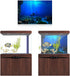 Zerodis Seaworld Aquarium Background, PVC Adhesive Double Sided Poster Sticker Fish Decoration