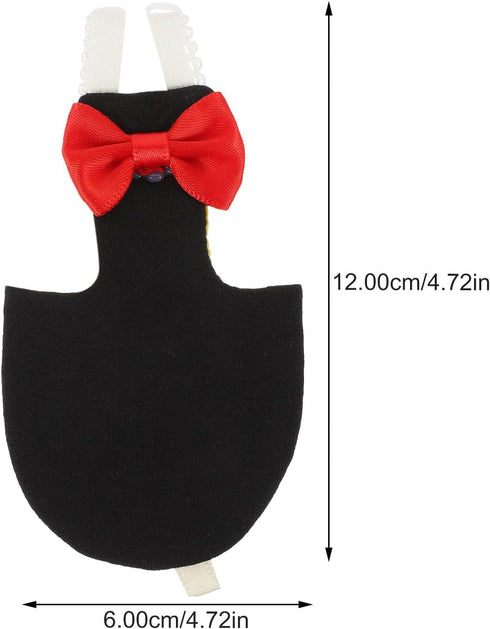Reusable Washable Parrot Diaper Clothes Flight Bird Nappies Suit with Bow Decor Small Size Washable Bird Flight Diaper