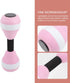 SEWACC 1 Pair Aquatic Exercise Dumbbells - Water Aerobics Floating Dumbbell Fitness Barbells for Pool Exercises