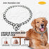 Dog Collars Martingale Adjustable Metal Necklace Collar for Small Dogs, 18in, 2.5mm