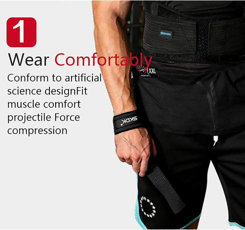 SKDK Cotton Hard Pull Wrist Lifting Straps with Neoprene Cushioned Padded Grips for Weightlifting, Bodybuilding