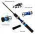 DCYMI 120cm Carbon Fiber Ice Fishing Rod Mini Pole Portable Shrimp Winter Fishing Rod with Fishing Reel Fishing Tackle
