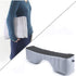 FMS Inflatable Back Seat Mattress for Car Travel (Gray)