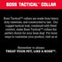 Boss Dog Tactical Collar (X-Large, Black)