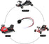 KAMIER 3 Wires Charger Port Replacement for Razor Crazy Cart XL DLX, E325 E300 E200 E175 E100 Kids Electric Scooter