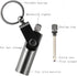 SOMGEM Permanent Match Keychain 2 Pack - Kerosene Refillable Waterproof Flint Fire Starter