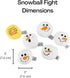 Midlee Snowball Fight Plush Dog Toy - 3"