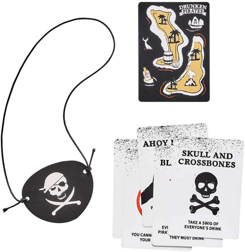 Ridley’s Drunken Pirates Drinking Game – Fast-Paced Card Game for Adults Ages 21+ – Fun, Easy to Learn Party Games – Giftable Storage Tin Included