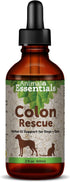 Animal Essentials Colon Rescue for Dogs & Cats, Herbal Laxative, 2 Fl Oz, Stool Softener