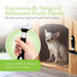 Fuller Brush Undercoat Pet Rake - 33 Sturdy Tapered Steel Pins, Ergonomic Rubberized Handle for Shed-Free Grooming