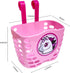 Girls Bike Decorations Kit - Bicycle Accessories with Spoke Beads, Streamers, Horn Bell, and Handlebar Basket